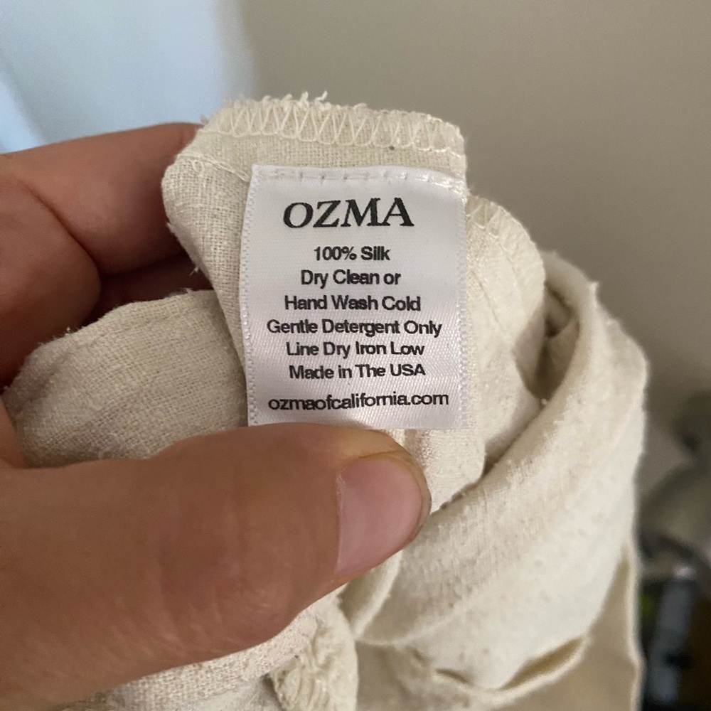 OZMA of California Silk Cream Garment - Picture 2 of 9
